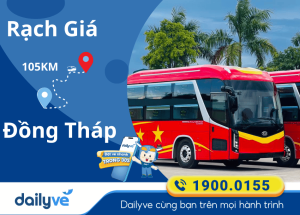 Vé xe từ Rạch Giá đi Đồng Tháp