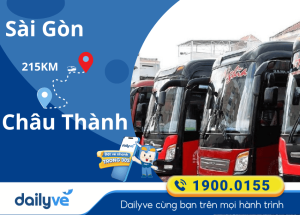 Vé xe từ Sài Gòn đi Châu Thành