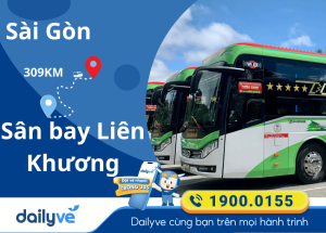 Vé xe từ Sài Gòn đi Sân bay Liên Khương