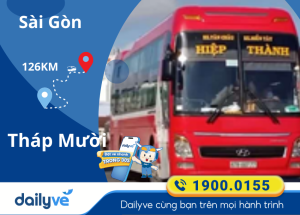 Vé xe từ Sài Gòn đi Tháp Mười