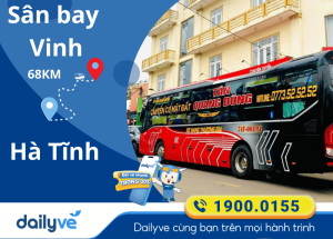 Vé xe từ Sân bay Vinh đi Hà Tĩnh