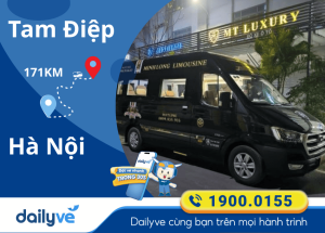 Vé xe từ Tam Điệp đi Hà Nội