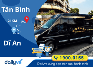 Vé xe từ Tân Bình đi Dĩ An
