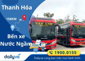 Vé xe từ Thanh Hóa đi Bến xe Nước Ngầm