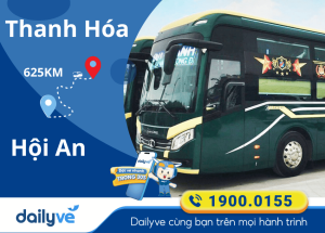 Vé xe từ Thanh Hóa đi Hội An