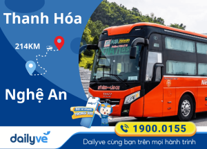 Vé xe từ Thanh Hóa đi Nghệ An