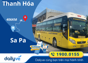 Vé xe từ Thanh Hóa đi Sa Pa