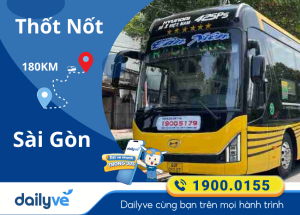 Vé xe từ Thốt Nốt đi Sài Gòn