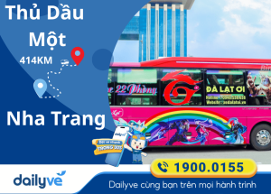 Vé xe từ Thủ Dầu Một đi Nha Trang