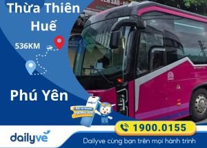Vé xe từ Thừa Thiên Huế đi Phú Yên