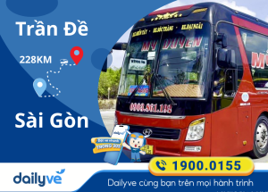 Vé xe từ Trần Đề đi Sài Gòn
