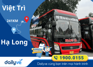 Vé xe từ Việt Trì đi Hạ Long