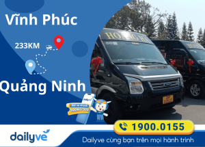 Vé xe từ Vĩnh Phúc đi Quảng Ninh