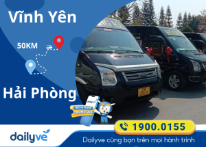 Vé xe từ Vĩnh Yên đi Hải Phòng