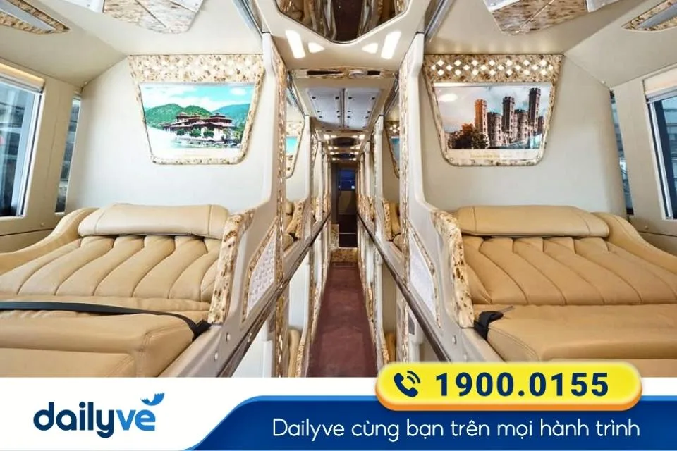 Xe Cabin 21 khoang Vip từ Sân bay Nội Bài đi Hà Tĩnh