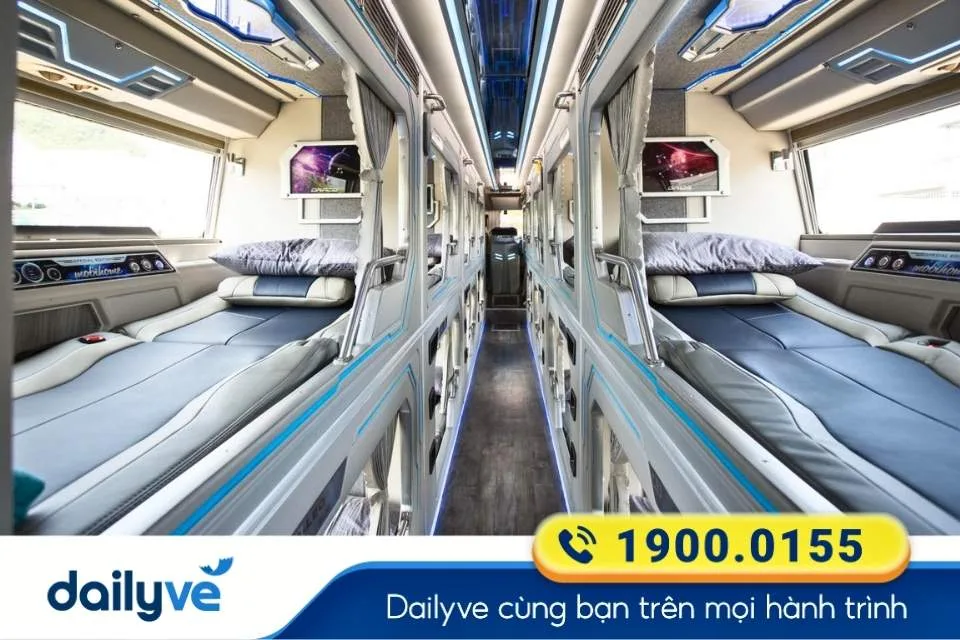 Xe Limousine giường nằm 22 chỗ từ Bạc Liêu đi Cần Thơ