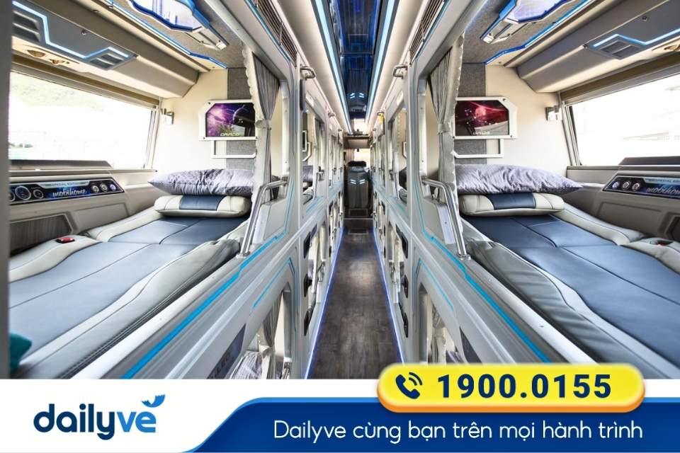 Xe giường nằm Limousine 24 - 36 chỗ từ Thanh Hóa đi Quảng Nam