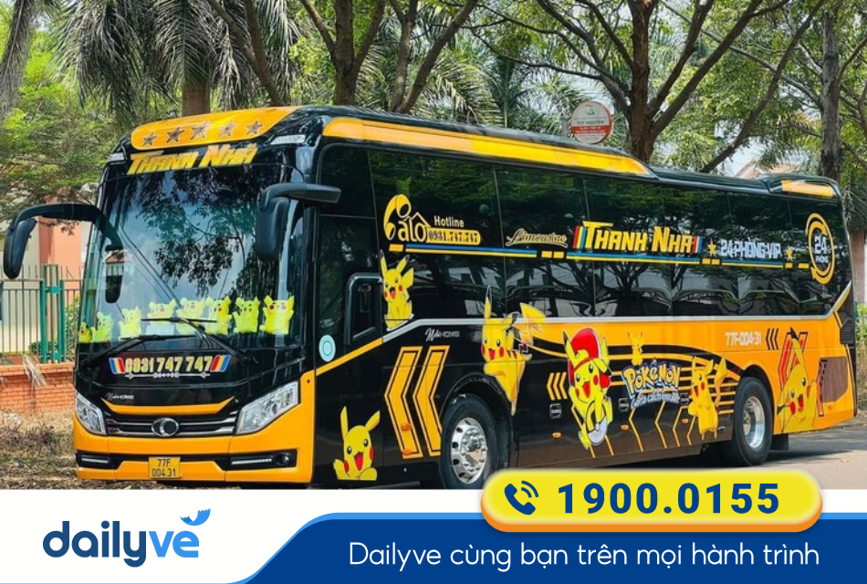 Nhà xe Thanh Nhã từ Buôn Ma Thuột đi Quảng Ngãi