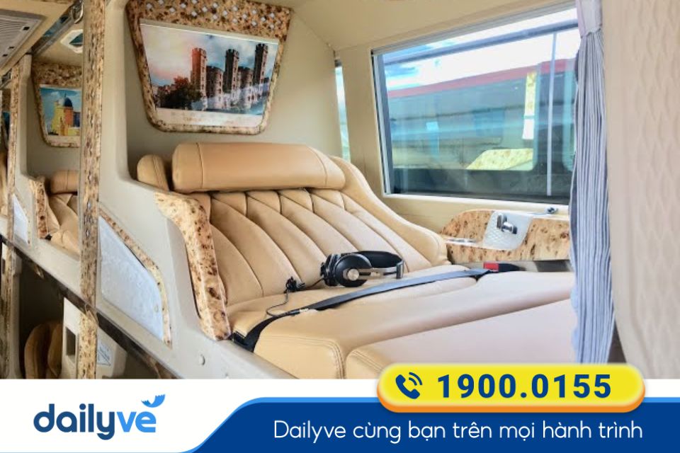 Xe giường nằm Limousine 24 phòng đôi từ Bình Minh đi Trảng Bom