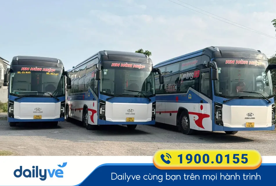 Nhà xe An Hòa Hiệp từ Cà Mau đi Bình Phước