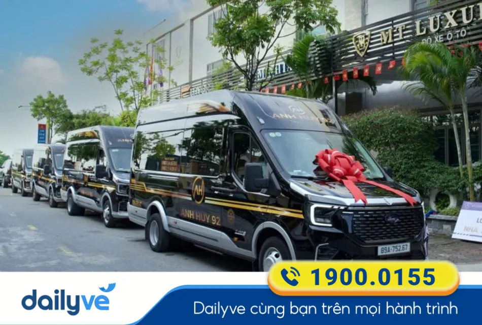 Nhà xe Anh Huy 92 Limousine từ Hà Nội đi Đầm Hà