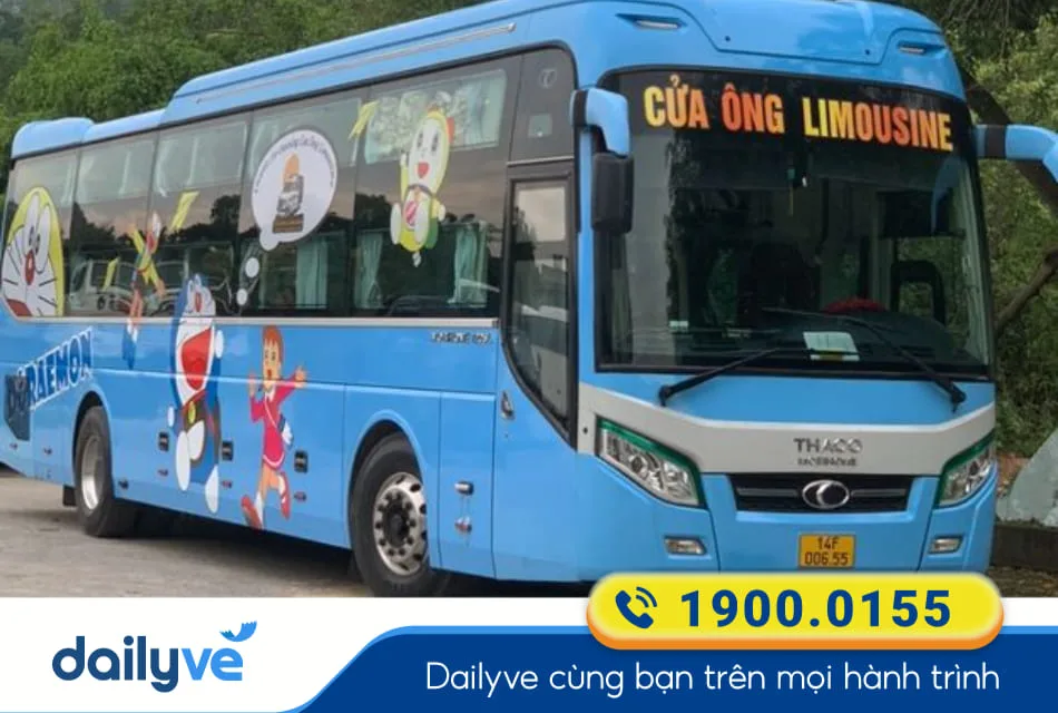 Nhà xe Cửa Ông Limousine từ Huế đi Hải Phòng
