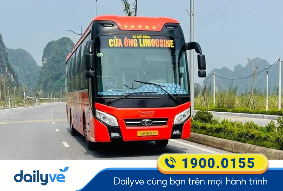 Nhà xe Cửa Ông Limousine từ Hạ Long đi Quảng Bình