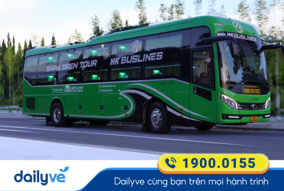 Nhà xe HK Buslines từ Ninh Bình đi Sa Pa