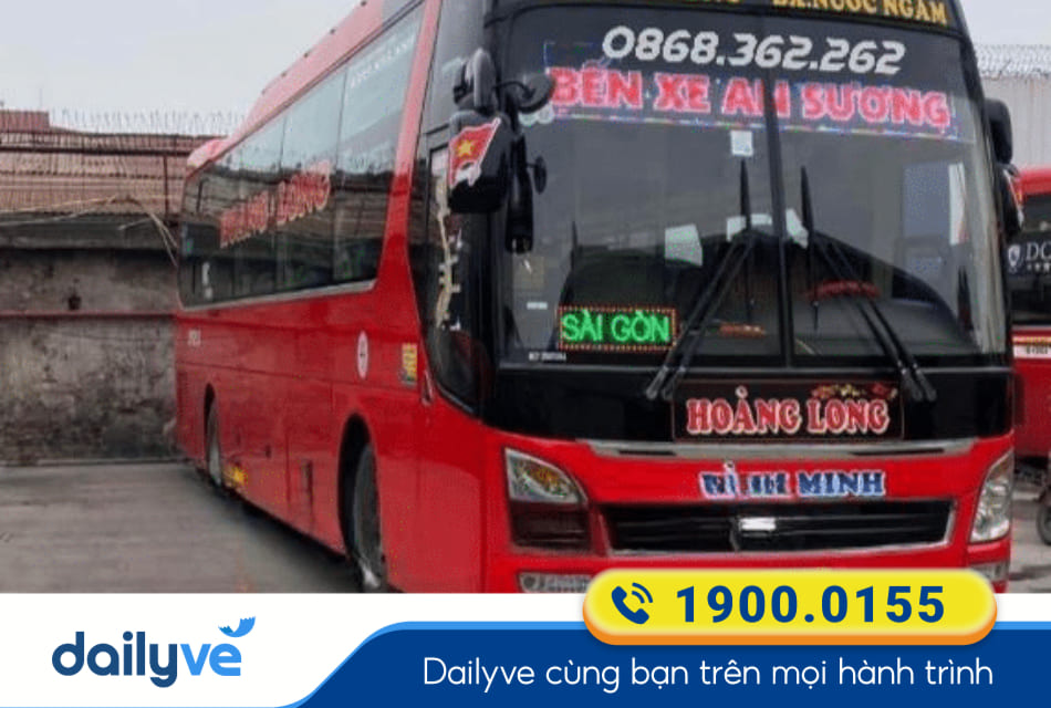 Nhà xe Hoàng Long (Đỏ) từ Hải Phòng đi Quảng Ngãi