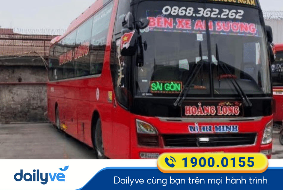 Nhà xe Hoàng Long (Đỏ) từ Ninh Bình đi Bến xe Miền Đông