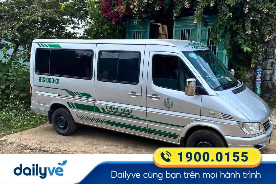 Nhà xe Lâm Hải Limousine từ Buôn Hồ đi Buôn Ma Thuột