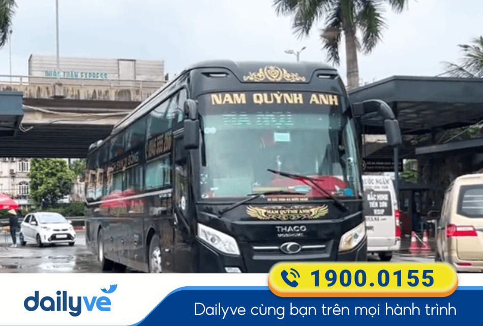 Nhà xe Nam Quỳnh Anh từ Bến xe Giáp Bát đi Hoàng Mai