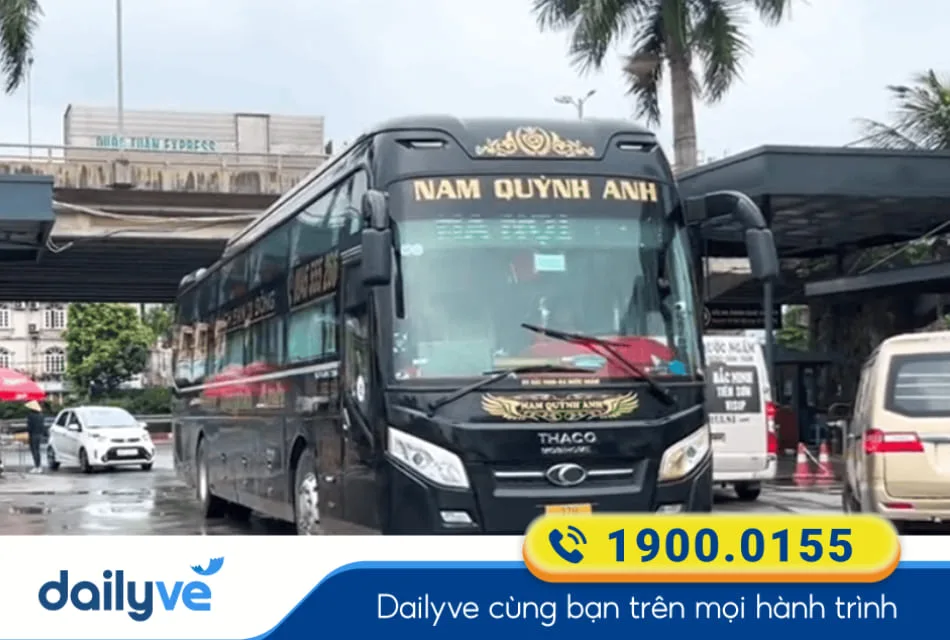 Nhà xe Nam Quỳnh Anh từ Bến xe Giáp Bát đi Ninh Bình