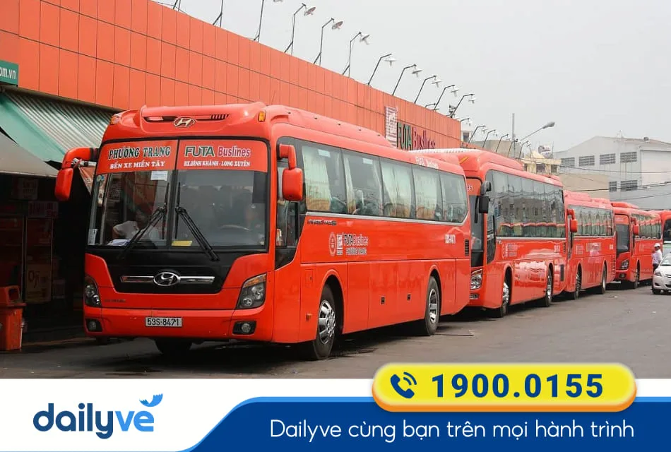 Nhà xe Phương Trang từ Bến xe An Sương đi Khánh Hòa