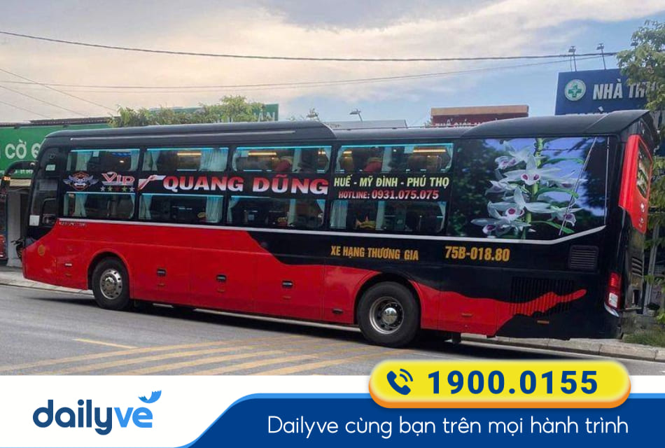 Nhà xe Quang Dũng TQĐ từ Bắc Giang đi Ninh Bình