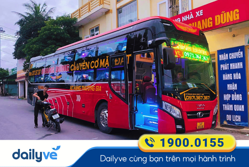 Nhà xe Quang Dũng Opentour từ Đà Nẵng đi Đồng Xoài