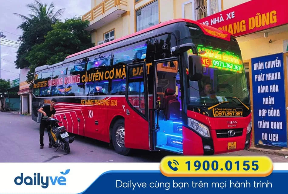 Nhà xe Quang Dũng Opentour từ Đà Nẵng đi Đồng Xoài