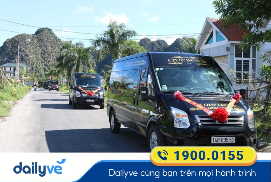 Nhà xe Quang Mười từ Hạ Long đi Thái Bình