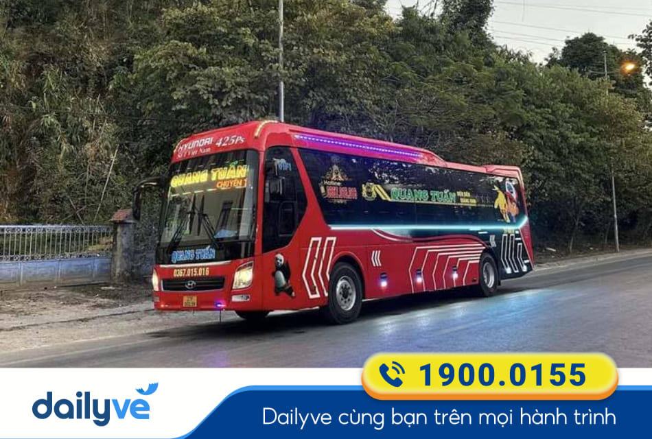 Nhà xe Quang Tuấn (Điện Biên) từ Sơn La đi Bến xe Yên Nghĩa