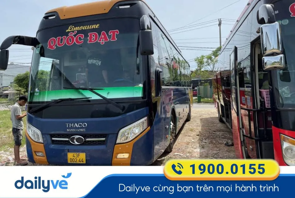 Nhà xe Quốc Đạt từ Quảng Ngãi đi Đắk Nông