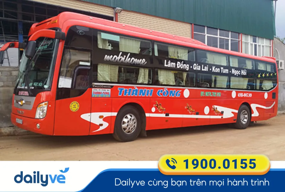 Nhà xe Thành Công (Lâm Đồng) từ Buôn Ma Thuột đi Bảo Lộc