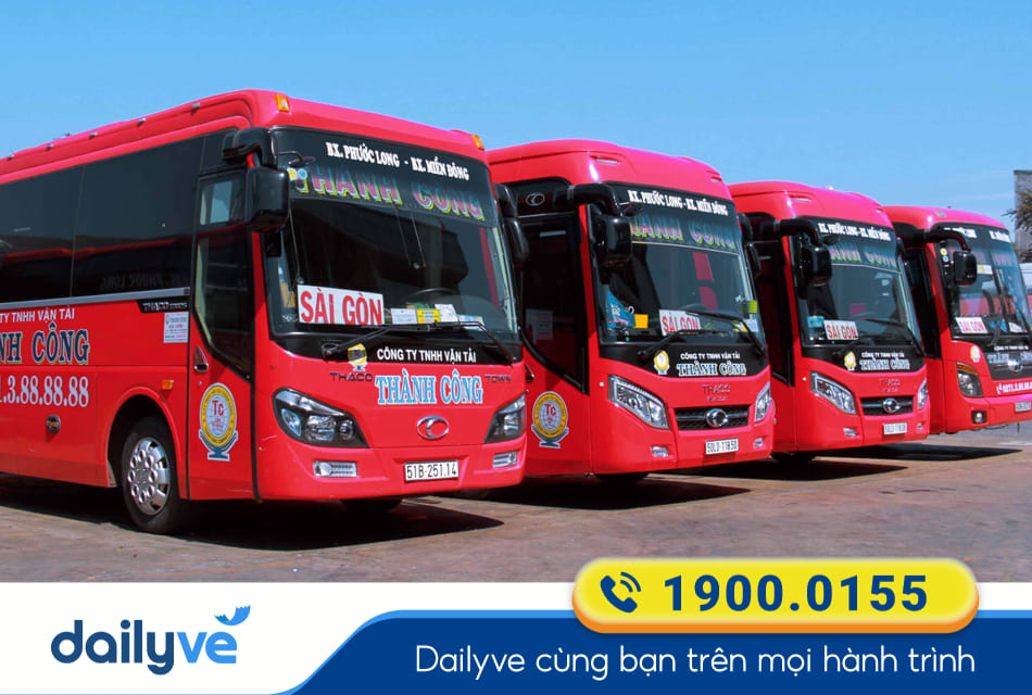 Nhà xe Thành Công từ Bà Rịa-Vũng Tàu đi Đồng Xoài