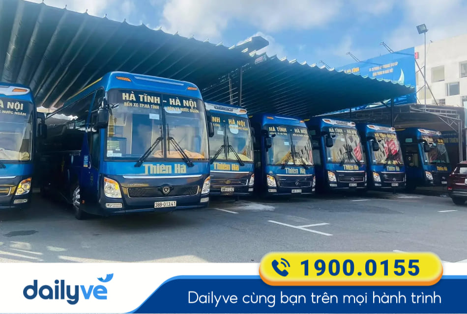 Nhà xe Thiên Hà Limousine từ Hà Tĩnh đi Bến xe Nước Ngầm