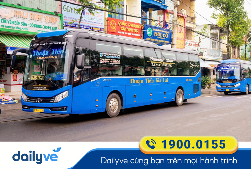 Nhà xe Thuận Tiến từ Gia Lai đi Thừa Thiên Huế
