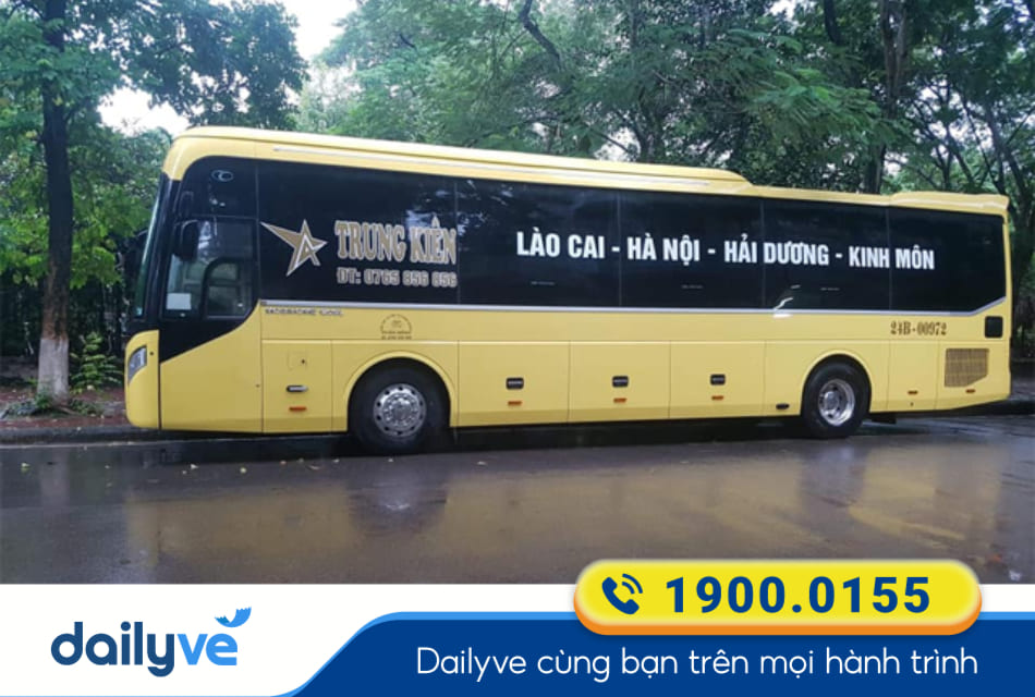 Nhà xe Trung Kiên (Hải Dương) từ Hưng Yên đi Lào Cai