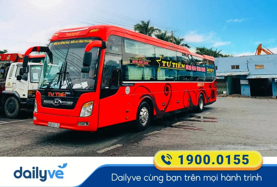 Nhà xe Tư tiến từ Cần Thơ đi Tân An