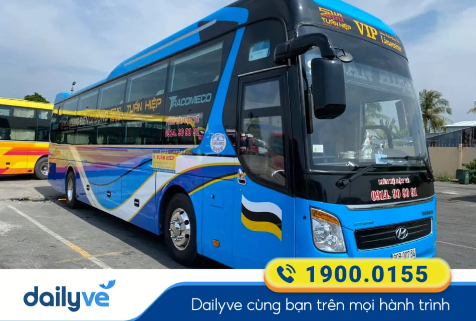 Nhà xe Tuấn Hiệp từ Bà Rịa đi Tiền Giang