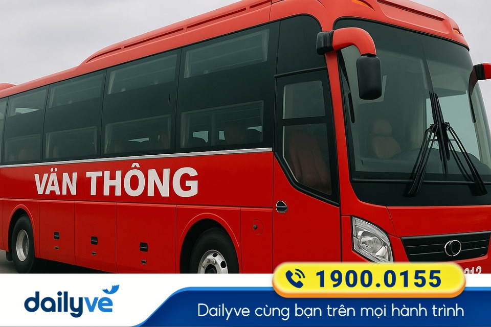 Nhà xe Văn Thông từ Hà Nội đi Pleiku