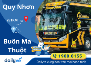 Vé xe giường nằm từ Quy Nhơn đi Buôn Ma Thuột