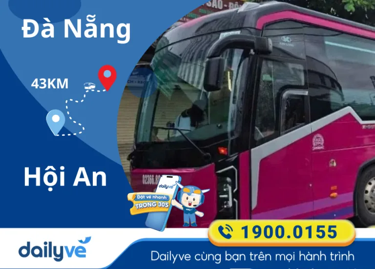 Vé xe Limousine từ Đà Nẵng đi Hội An